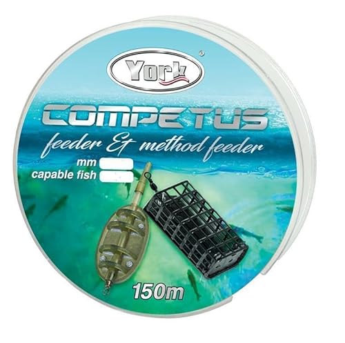 Angelschnur York Competus Method Feeder 0,16-0,30mm 150m Monofile (0,20mm / 9,5kg) von York Fishing