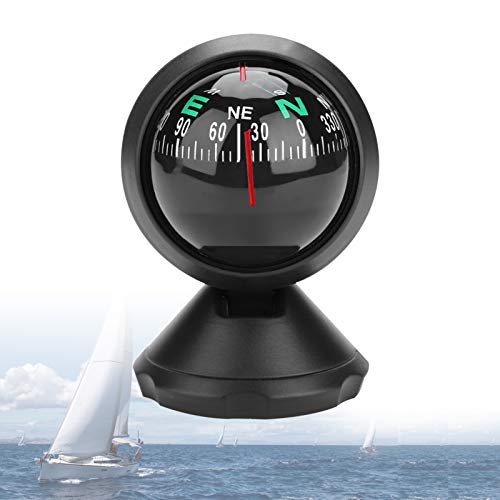 Yosoo Bootskompass, Autokompass-Dashboard Digital Navigation Explorer-Kompass, schwarzer Marinekompass Geeignet für Boot-LKW-Autos von Yosoo