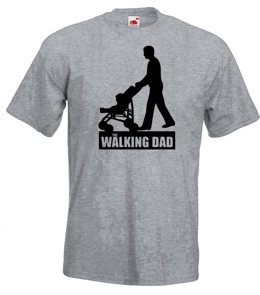 Youth Designz T-Shirt Walking Dad Herren Shirt mit witzigem Frontprint von Youth Designz
