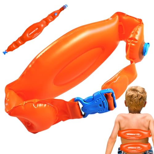 Schwimmgürtel, Schwimmgürtel für Kinder aufblasbare PVC -Schwimmgürtel Training Lernblattgürtel mit kaltem Widerstand wiederverwendbares Flotationsgerät für Pool, L. von Yoyakie