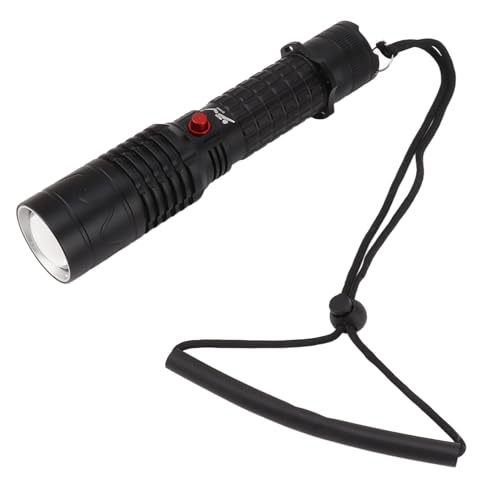 Yuecoom 5000LM Tauchlampe, Unterwasser-Taschenlampe, 3 Modi, Weißes Licht, IPX8 LED, Stoßfeste Tauchlampe, Geeignet Für Unterwasserbeleuchtung von Yuecoom
