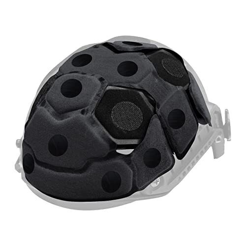 Yzpacc Airsoft Helm Polsterung Helmpolster Helm Pads Set, Vierte Generation Schwarz von Yzpacc