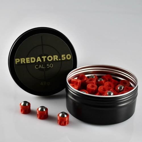 50 x Predator.50 HDR 50 RED, Maximum Power, 12.5 x 4.8g, Cal 50 von Z-RAM