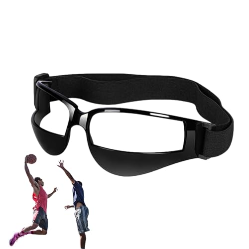 ZAGARO Basketballbrille zum Dribbeln,Basketballbrille | Tragbare Sport-Trainingsbrille - Schützende Sport-Dribble-Spezifikationen, Basketball-Trainingsausrüstung für Jugendliche und Erwachsene von ZAGARO