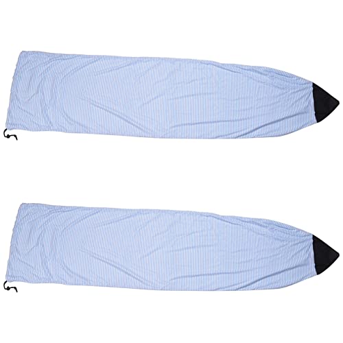 ZEZA 2X Surfboard Socken Abdeckung 6Ft Blaue und Weiße Streifen Surf Board Schutz Tasche Aufbewahrungs Koffer von ZEZA