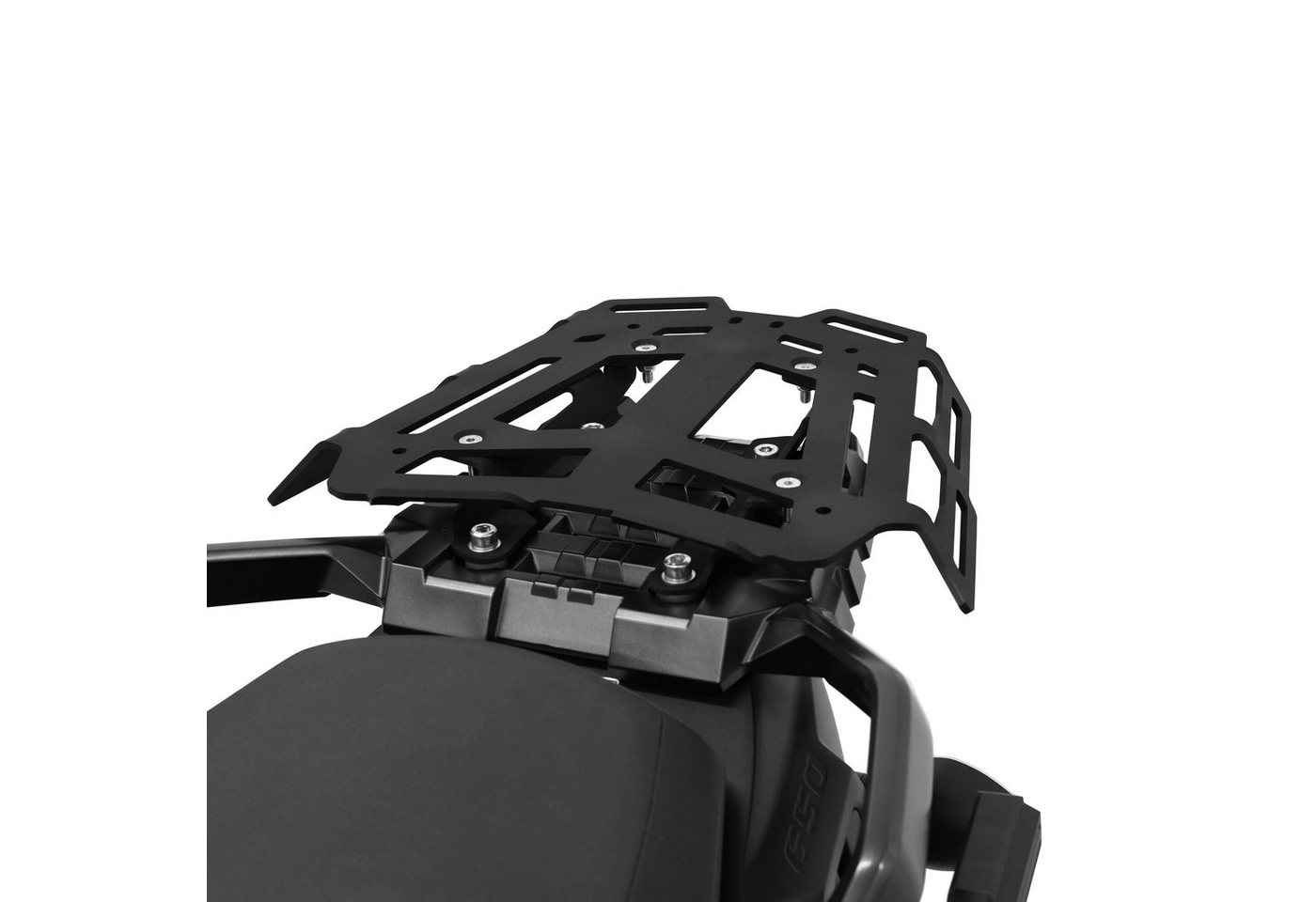 ZIEGER Fahrrad-Gepäckträger Gepäckbrücke kompatibel mit Suzuki DL 650 V-Strom / XT schwarz von ZIEGER