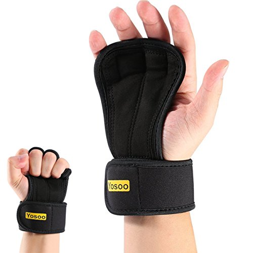 Crossfit-Handschuhe aus Neopren für WOD, Klimmzüge, Kettlebell-Training, Gewichtheben, mit Beschichtung gegen Hornhaut und Schweißstopp von ZJchao