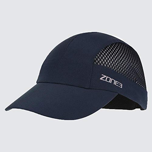 ZONE3 Unisex-Baseballkappe, leicht, Netzgewebe, für Triathlon und Laufen Einheitsgröße Benzin/Reflecti von ZONE3