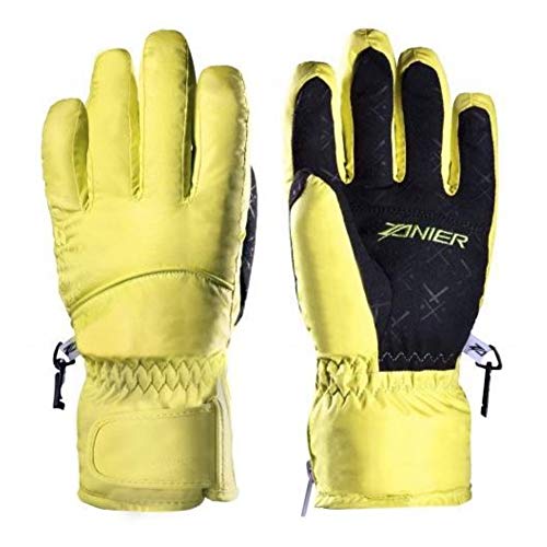 Zanier Handschuhe Scheffau ZX für Damen mit Wasserdichter TA Tex-Membrane, Farbe:Gelb, Damen Größen:S von Zanier