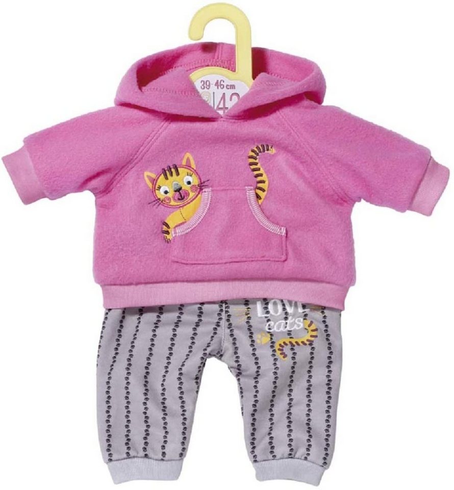 Zapf Creation® Puppenkleidung Zapf Creation 871256 - Dolly Moda Sport-Outfit Pink Katze - 43 cm von Zapf Creation®