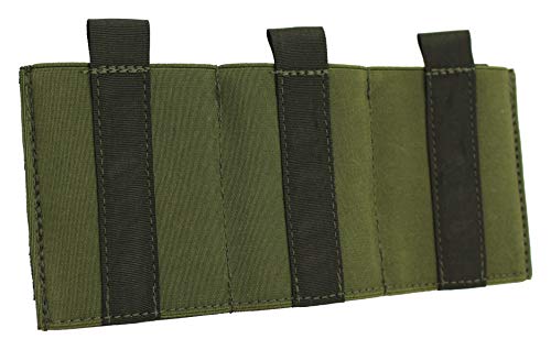 Zentauron Rubber Pouch Rifle Triple Magazintasche für Verschiedene Magzine Molle Kompatibel für Taktische Ausrüstung Plattenträger Schutzweste von Zentauron