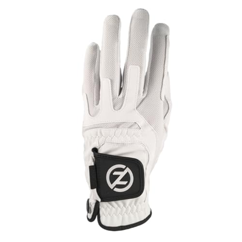 Zero Friction Herren Ultra Feel Cabretta-Leder Linke Hand Golfhandschuh, Weiß von Zero Friction