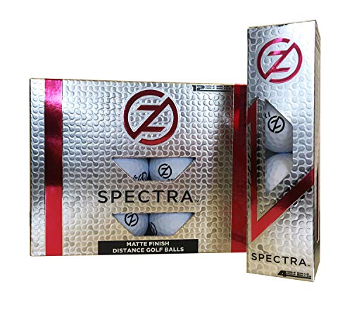 Zero Friction Spectra GB60000 Golfbälle, Weiß von Zero Friction