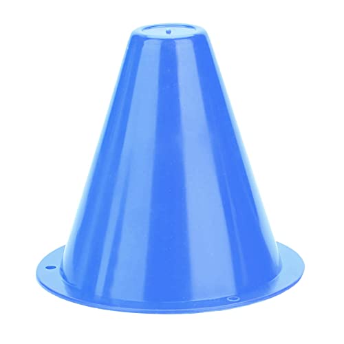 Zerone 10 Stück Fußball-Marker, Trainingskegel für Kunststoff-Fan-Zubehör (Blue) von Zerone