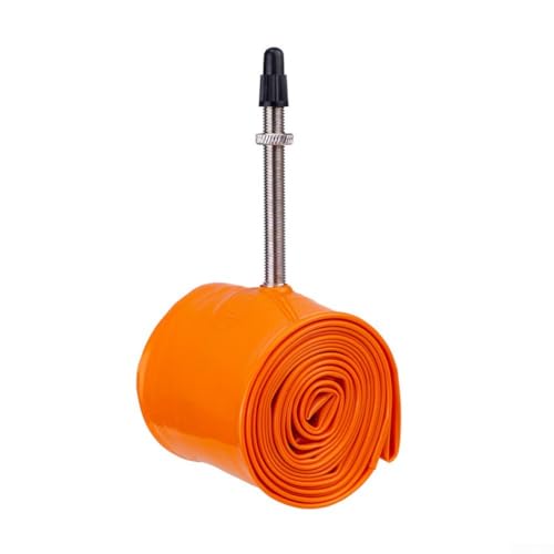 Zoegneer Fahrradschläuche TPU und Kupfer Fahrradschläuche für Felgenbremse und Scheibenbremse Laufradsätze Orange (29 x 1,9-2,3 60 mm) von Zoegneer