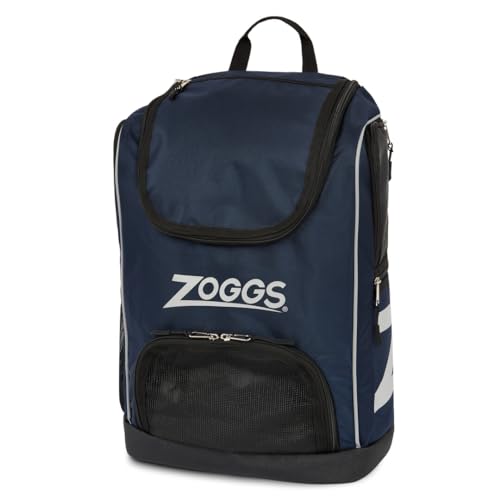 Zoggs Unisex-Adult Planet R-PET Backpack Sports Bag, Navy/Black von Zoggs