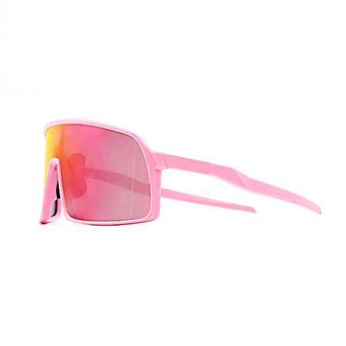 ZoliTime 2019 Fahrradbrille/Fahrradbrille, Winddicht, polarisiert, für BMX-Fahrer, Unisex, Rosa, Einheitsgröße von ZoliTime
