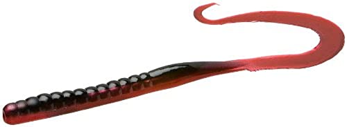 Zoom Bait Unisex-Erwachsene Red Shad Mag II Ribbon Tail Worm 22,9 cm, (20 Stück), Einheitsgröße von Zoom