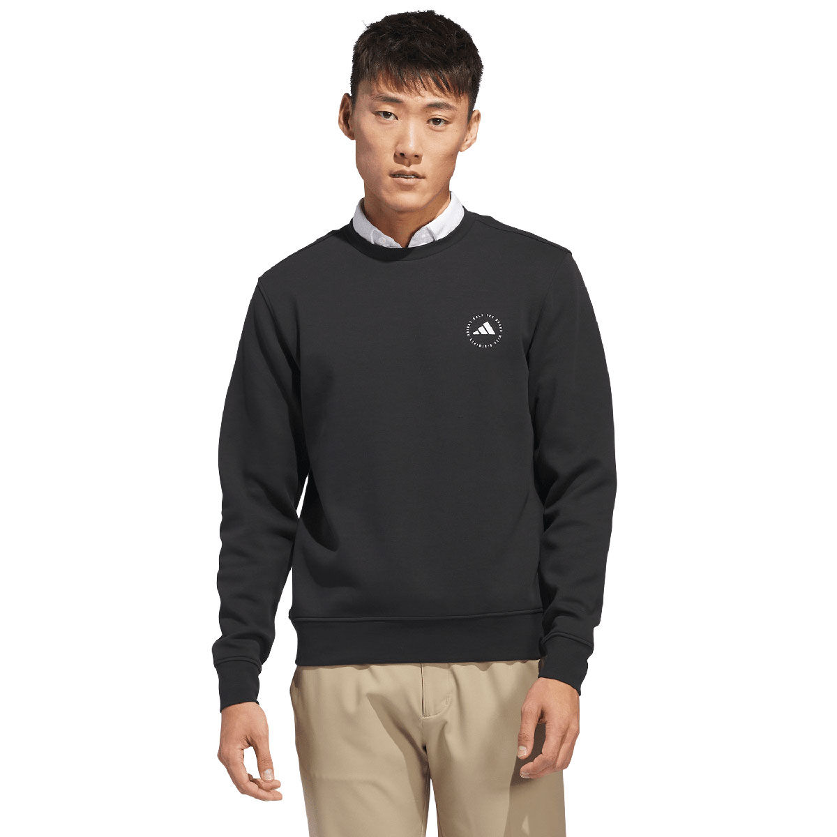 adidas Men's Core Crew Neck Golf Sweater, Mens, Black, Xxl | American Golf von adidas Golf