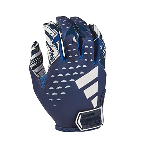 adidas Adizero 13 Fußball Receiver Handschuhe, Marineblau/Weiß, Größe L von adidas