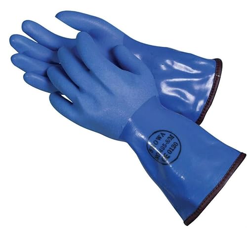 aquata Trockentauchhandschuh blau mit Innenhandschuh (Blau, L) von aquata