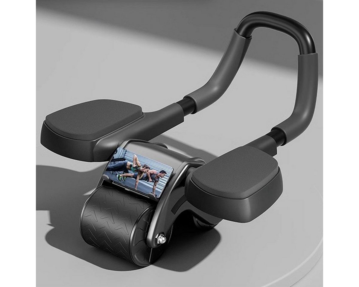 autolock AB-Roller Bauchtrainer Bauchmuskeltrainer Automatisches Rebound Ab Wheel (0-St), mit Ellbogenstütze Schaumstoff Griffen&Anti-Rutsch-Pads von autolock