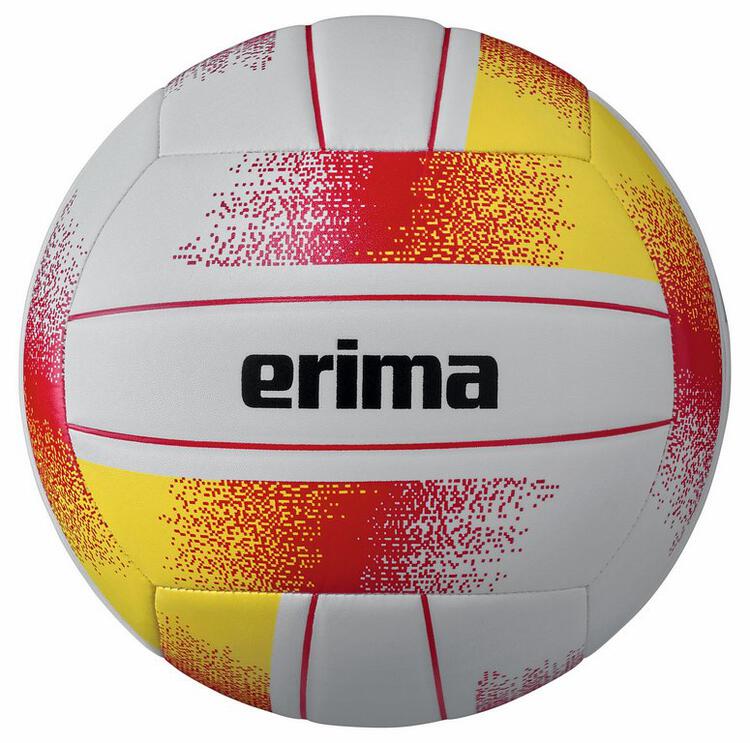 Erima Allround Volleyball 7402302 wei?/rot/gelb - Gr. 5