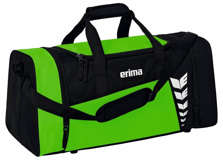 Erima SIX WINGS Sporttasche green/schwarz Gr??e: S
