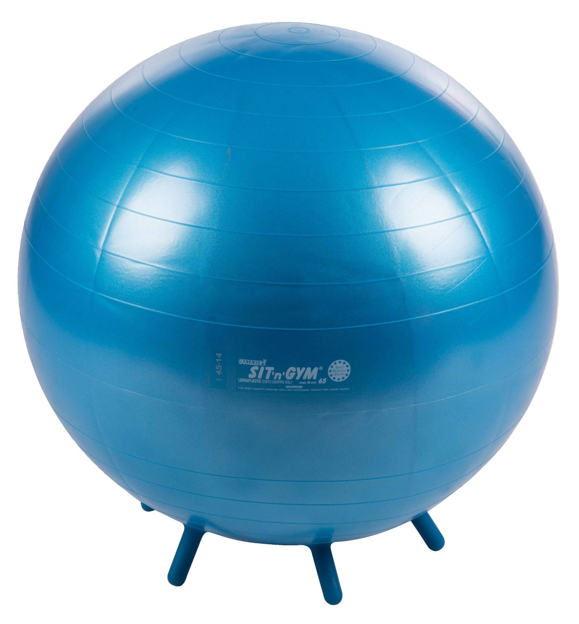 Gymnic Fitnessball "Sit 'n' Gym", ø 65 cm, Blau von Gymnic