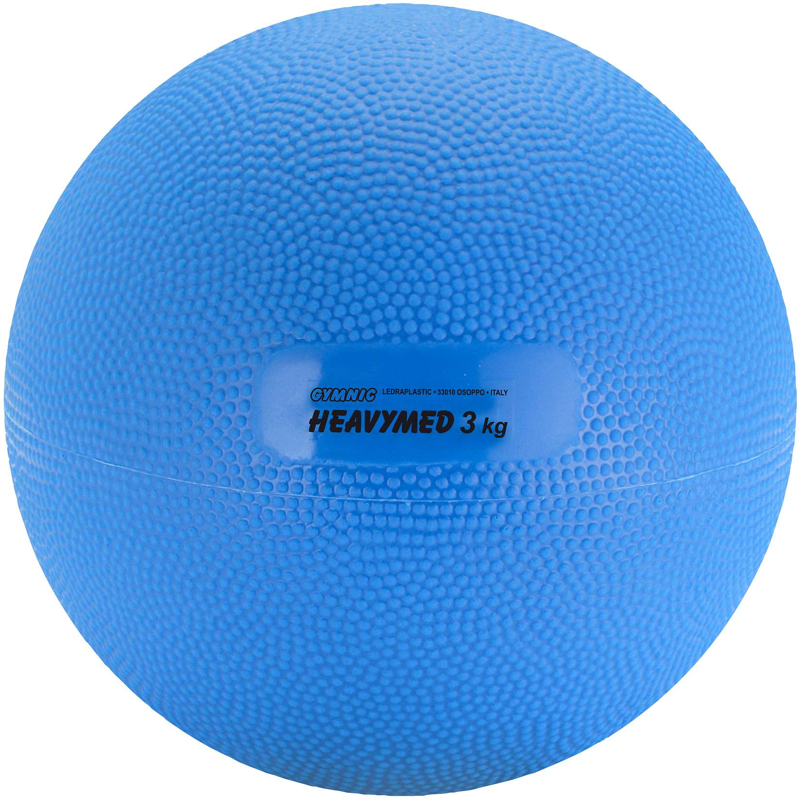 Gymnic Medizinball "Heavymed", 3.000 g, ø 17 cm, Blau von Gymnic
