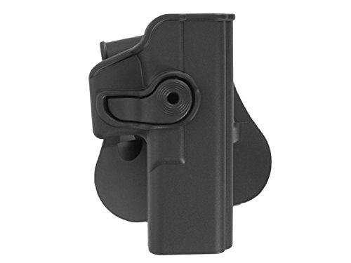 IMI Roto Paddle Hartschalen- Holster für Glock 17, inkl. Gürteladapter - schwarz (rechts) von IMIIsrael