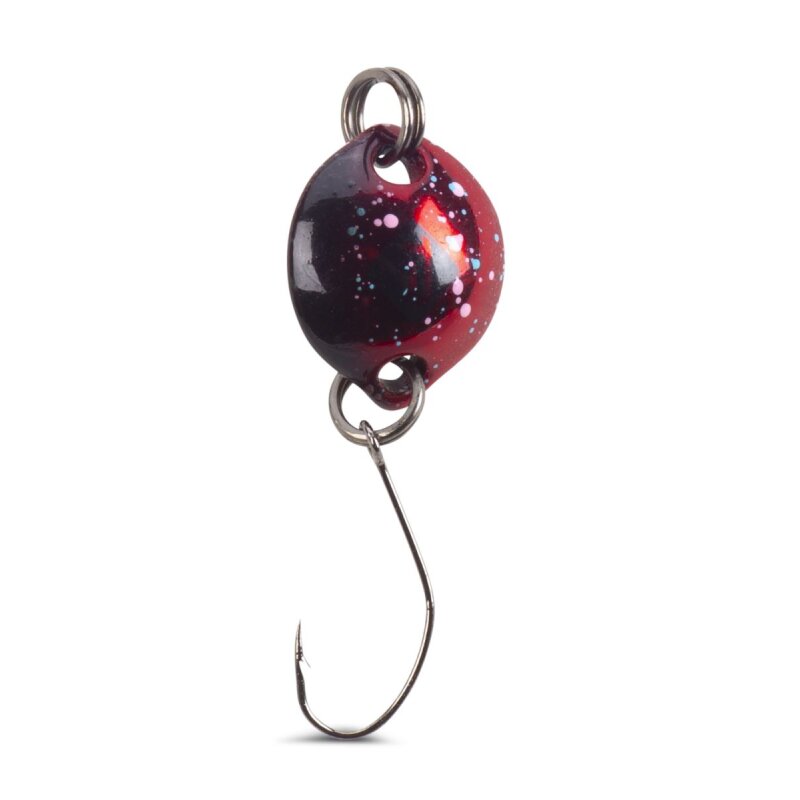 IRON TROUT Button Spoon 1,8g Strong Plim Blue