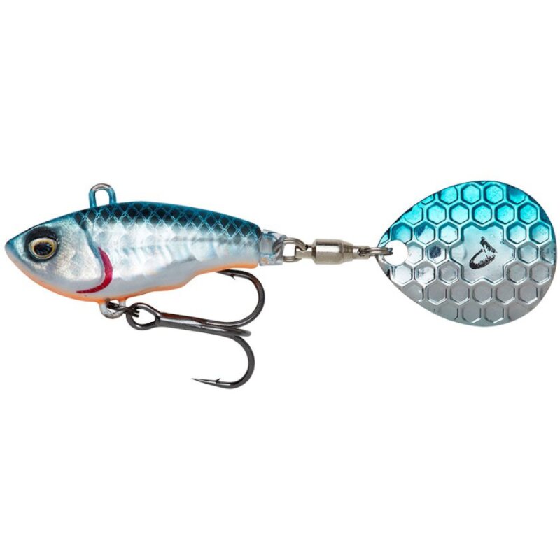 SAVAGE GEAR Fat Tail Spin 5,5cm 9g Blue Silver