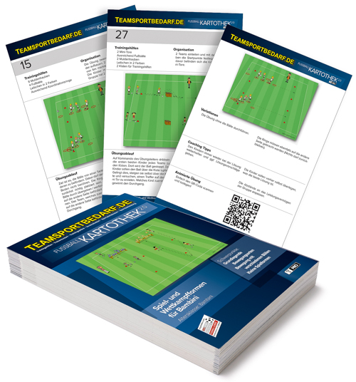 Fußball Kartothek (30 Karten) - Spiel- und Wettkampfformen für Bambini von Teamsportbedarf.de