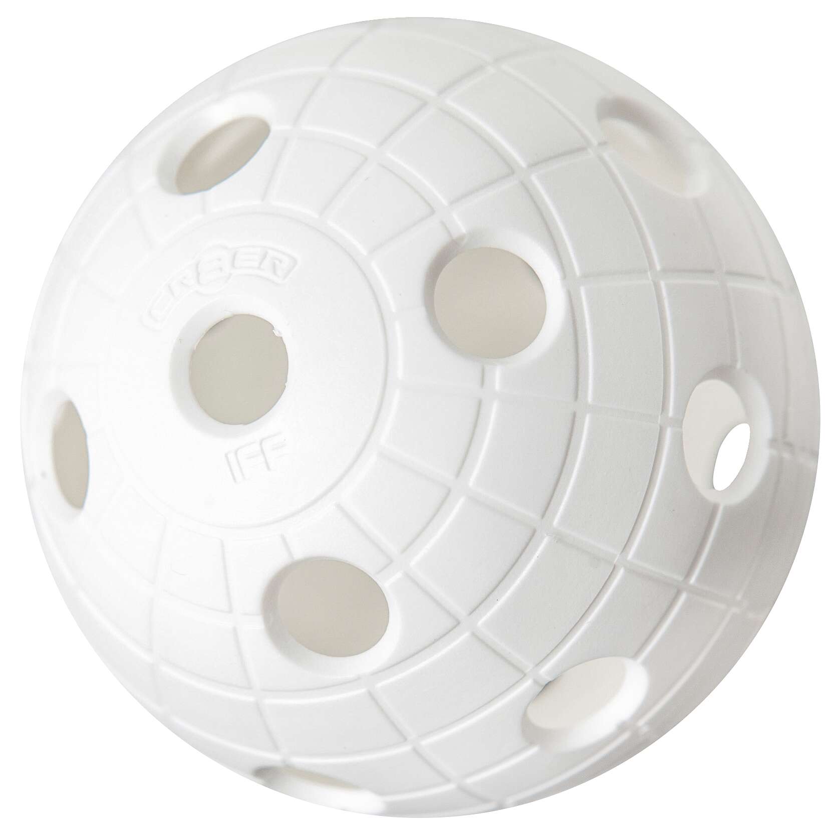 Unihoc Floorball-Ball "Cr8ter", Weiß von Unihoc