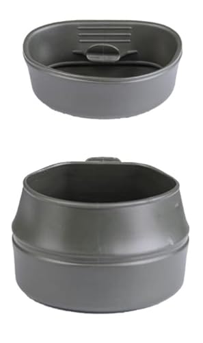 blntackle76 Set 2 Falttassen aus Kunststoff - 200ml Camping Tassen faltbar (Oliv) Fold-A-Cup von blntackle76