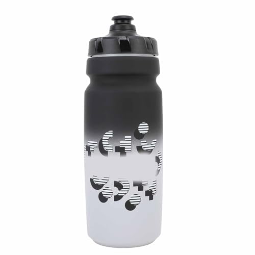 ciciglow Fahrrad-Wasserflasche, Tragbare Sport-Wasserflasche, 750 Ml, Großes Fassungsvermögen, Auslaufsichere Quetschwasserflaschen für die Meisten Fahrrad-Flaschenhalter (Schwarzgrau) von ciciglow
