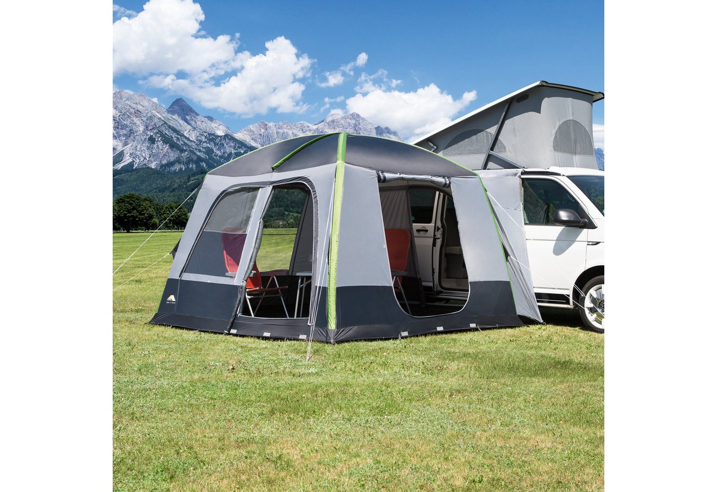 dwt aufblasbares Zelt Buszelt Isola Air Turbo, 300 x 300 cm (Einkammer-Air In-Luftsystem), (1 tlg) von dwt