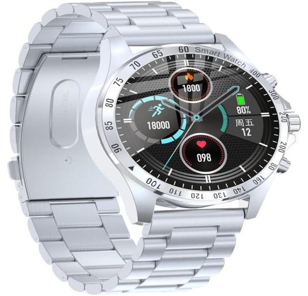 findtime Smartwatch (1,28 Zoll, Android, iOS), mit Herzfrequenzmesser,Schrittzähler,Kalorienzähler, Wasserdicht, 3ATM von findtime