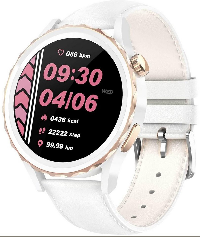findtime Smartwatch (1,32 Zoll, Android, iOS), mit Lautsprecher,Fitnessuhr,Sportuhren Pulsuhr,Blutdruck Schlafmonitor von findtime