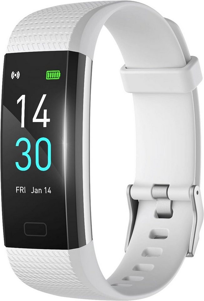findtime Smartwatch (1,59 Zoll, Android, iOS), mit Fitness Uhr Wasserdichter IP68 Schrittzähler Herzfrequenzmonitor von findtime