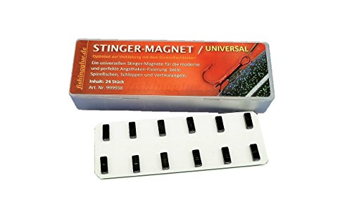 fishingglue.de Stinger Magnet UNIVERSAL (24 Stück); für Gummiköder zum Raubfischangeln von fishingglue.de