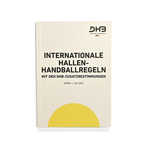 Handball Regelheft, aktuelle Regeln für Hallenhandball, deutsch, inkl. DHB Zusatzbestimmungen für Handballer, Trainer und Schiedsrichter, inkl. drei Schiedsrichterkarten, Notizkarte und Sticker von handball fanshirts. de