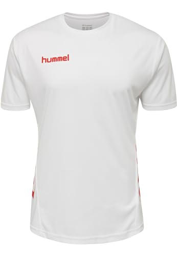 HUMMEL Unisex-Youth, Track Suit, Blanc/Rouge, 10 Jahre EU von hummel