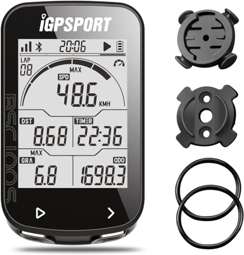 iGPSPORT GPS Fahrradcomputer mit 40 Stunden Akkulaufzeit, ANT+ Fahrradcomputer, kabellos, wasserdicht, IPX7, Fahrradcomputer, kompatibel mit Strava von iGPSPORT