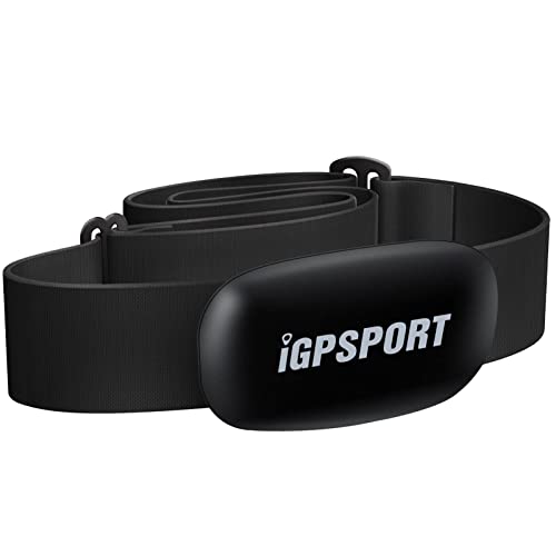iGPSPORT HR40 Herzfrequenzmesser Wasserdichtes IPX7 Bluetooth & ANT + und Brustgurt zum Pulsuhren Laufen Radfahren Fitnessstudio von iGPSPORT