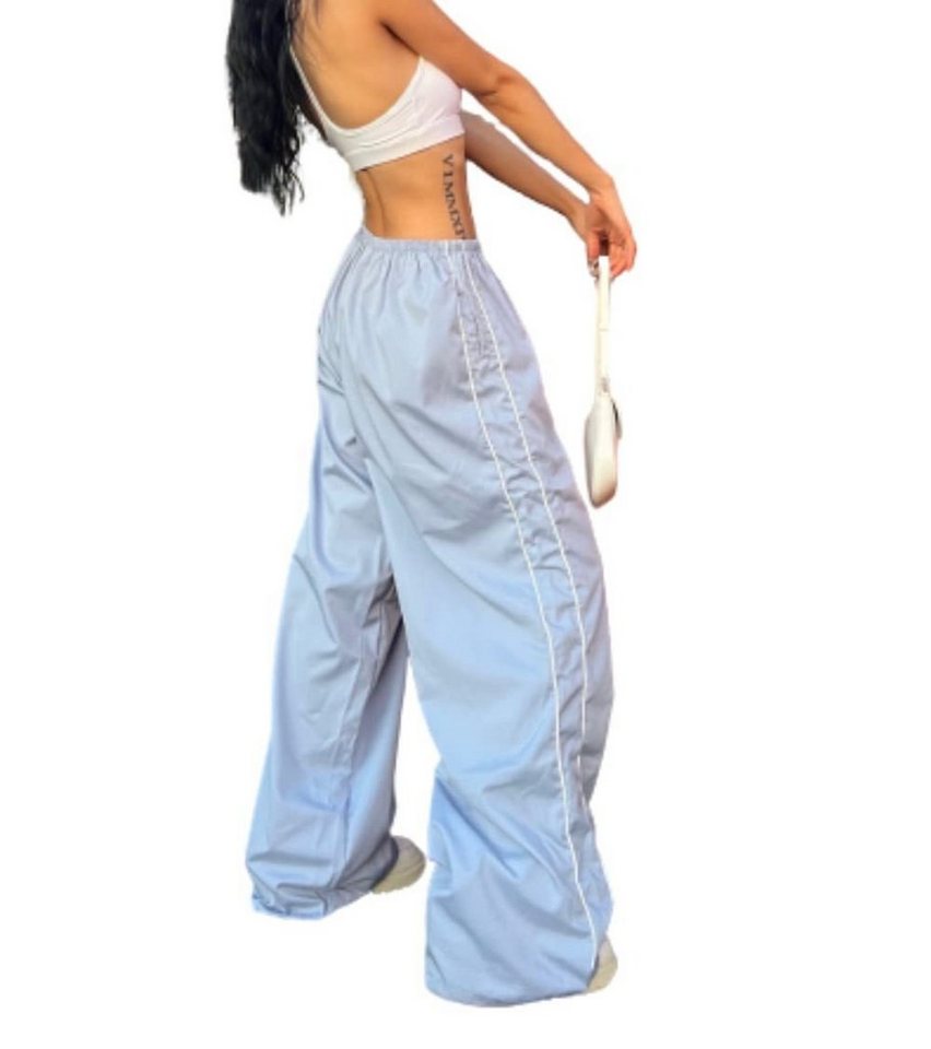 jalleria Loungepants Freizeithosen für Damen, Yoga-Sporthose, weites Bein elastische Taille von jalleria