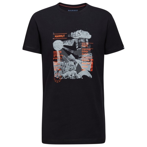 Mammut - Massone T-Shirt Rocks - T-Shirt Gr S schwarz von mammut