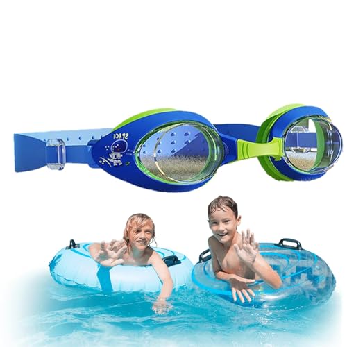 manting Kinder-Wasserbrille, Schwimmbrille für Kinder | Hochauflösende Schwimmbrille aus weichem Silikon | Rutschfeste elastische Wasserbrille, niedliche, bequeme Tauchausrüstung für Kinder, Jungen von manting