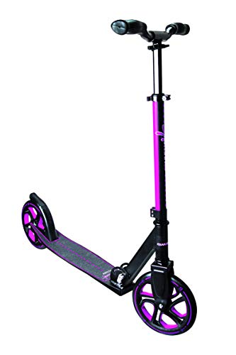 muuwmi Aluminium Scooter Pro – Tretroller, 215 mm, ABEC 7, für Kinder und Erwachsene, GS-geprüft, höhenverstellbar, pink von muuwmi